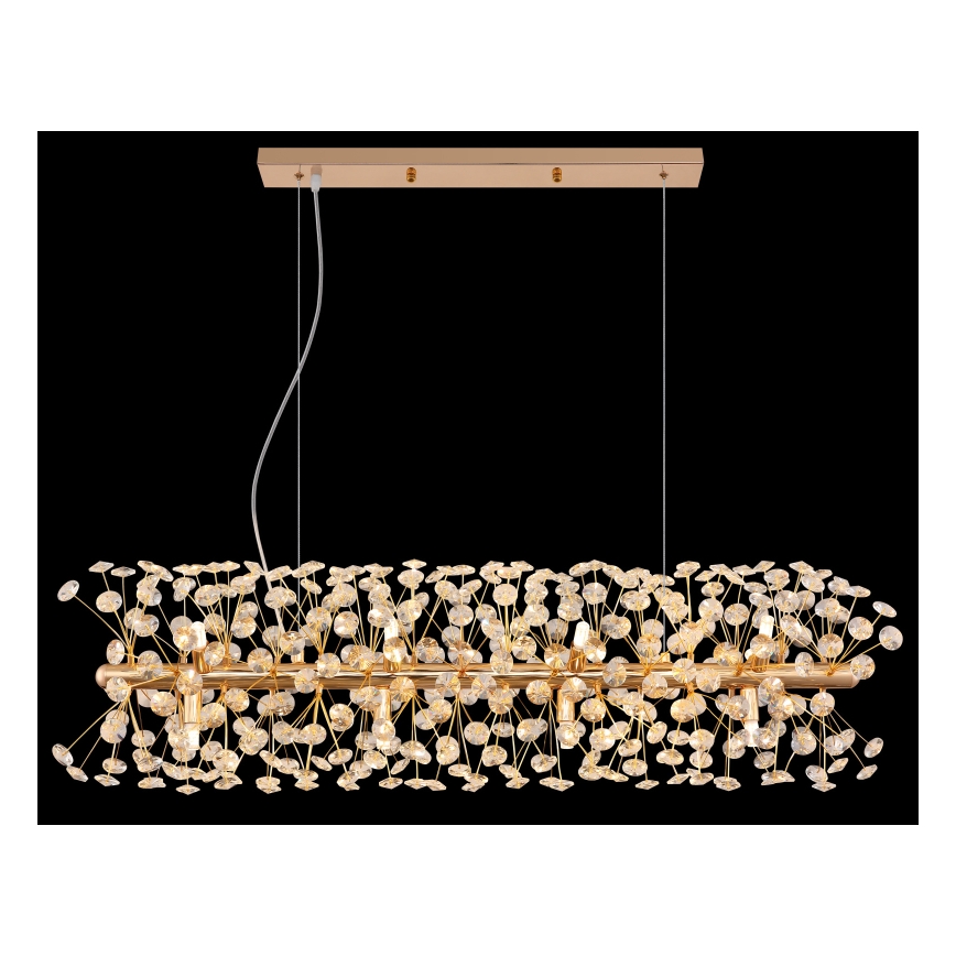 Globo - LED pakabinamas šviestuvas ant laido 12xG9/3,5W/230V auksinis