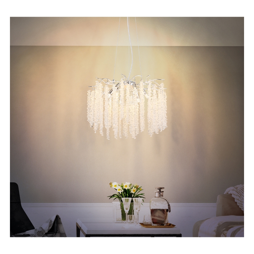 Globo - LED liustra ant laido 6xG9/8W/230V