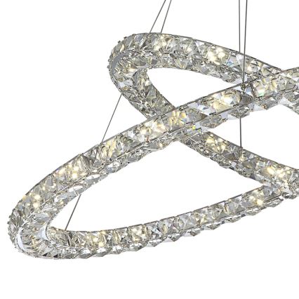 Globo 67038-64 - krištolinis kabantis LED šviestuvas MARILYN I LED/64W/230V