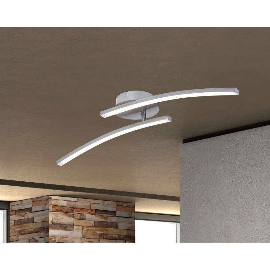 Globo - LED Ant pagrindo montuojamas sietynas 2xLED/6W/230V 3000/4000/6000K