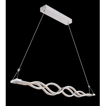 Globo - Reguliuojamas LED pakabinamas liustras ant troselio LED/30W/230V + nuotolinis valdymas