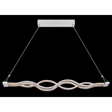 Globo - Reguliuojamas LED pakabinamas liustras ant troselio LED/30W/230V + nuotolinis valdymas