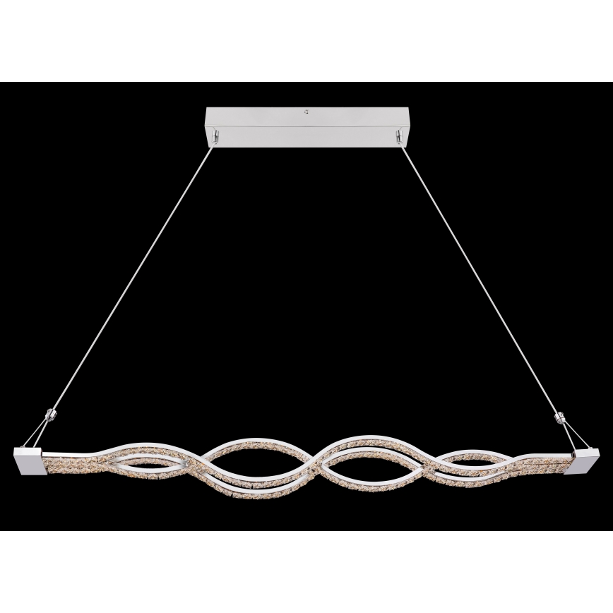 Globo - Reguliuojamas LED pakabinamas liustras ant troselio LED/30W/230V + nuotolinis valdymas