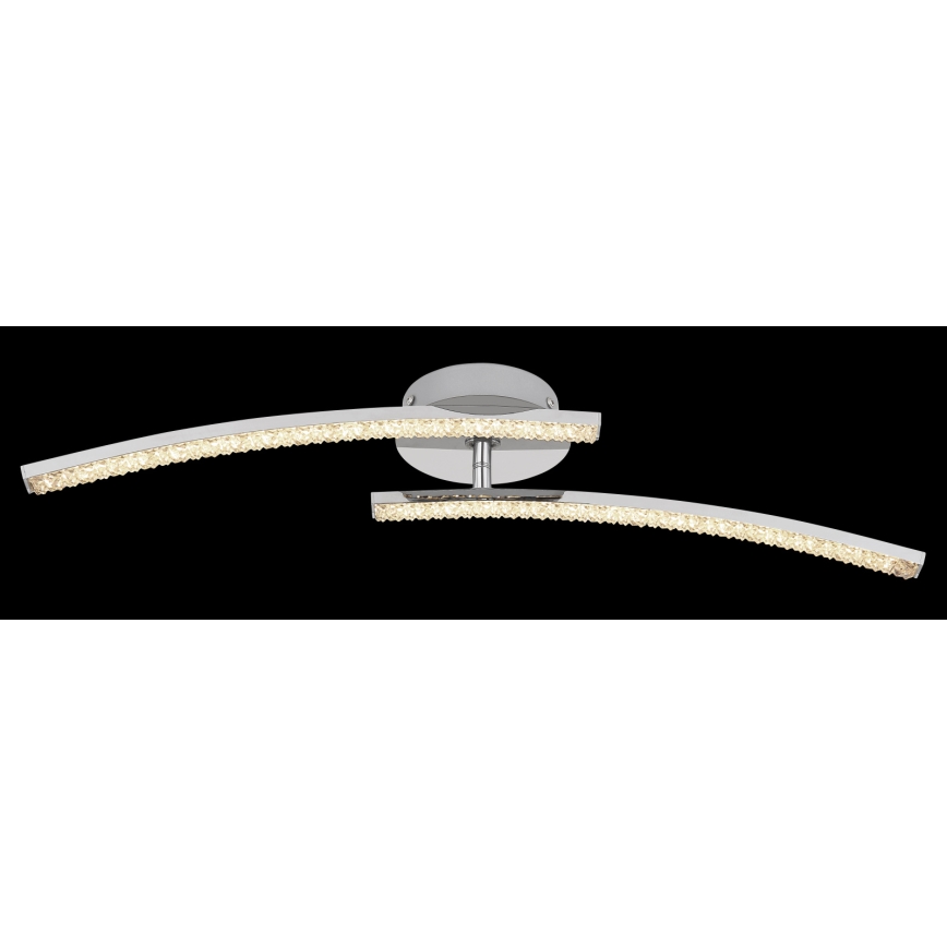 Globo - LED Vonios ant pagrindo montuojamas sietynas 2xLED/6W/230V IP44