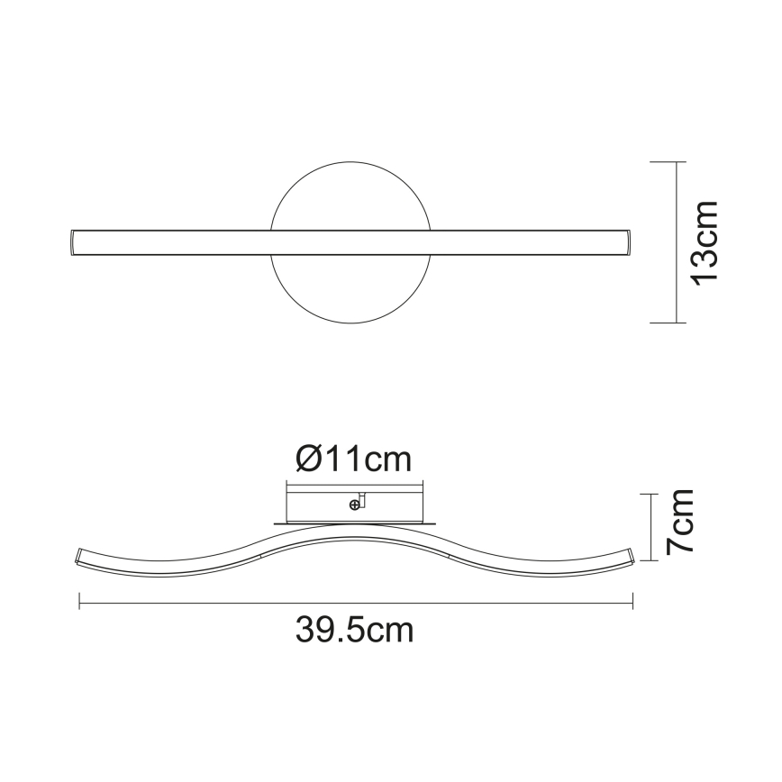 Globo - LED lubinis šviestuvas LED/6W/230V