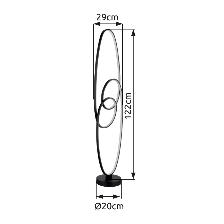 Globo - LED toršeras LED/39W/230V 2700/4000/6500K