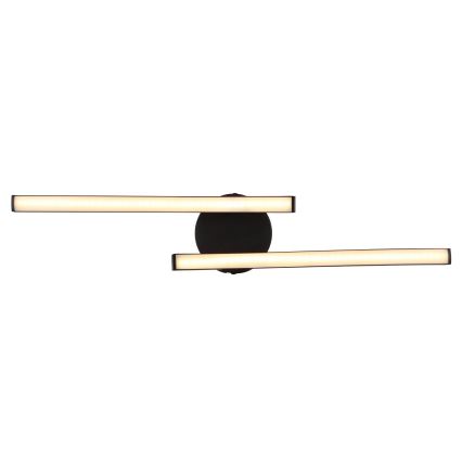 Globo - LED Ant pagrindo montuojamas sietynas LED/12W/230V 3000K juoda