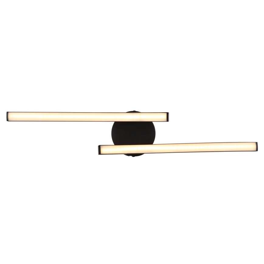 Globo - LED Ant pagrindo montuojamas sietynas LED/12W/230V 3000K juoda