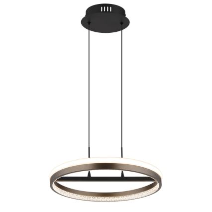 Globo - LED Pakabinamas sietynas LED/40W/230V 3000/4000/6000K diametras 39,7 cm ruda