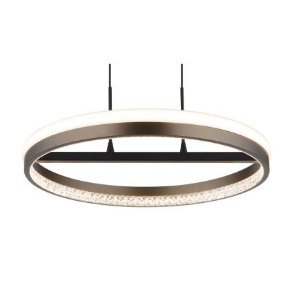 Globo - LED Pakabinamas sietynas LED/40W/230V 3000/4000/6000K diametras 39,7 cm ruda
