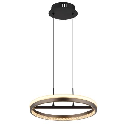 Globo - LED Pakabinamas sietynas LED/40W/230V 3000/4000/6000K diametras 39,7 cm ruda