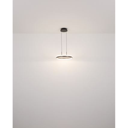 Globo - LED Pakabinamas sietynas LED/40W/230V 3000/4000/6000K diametras 39,7 cm ruda