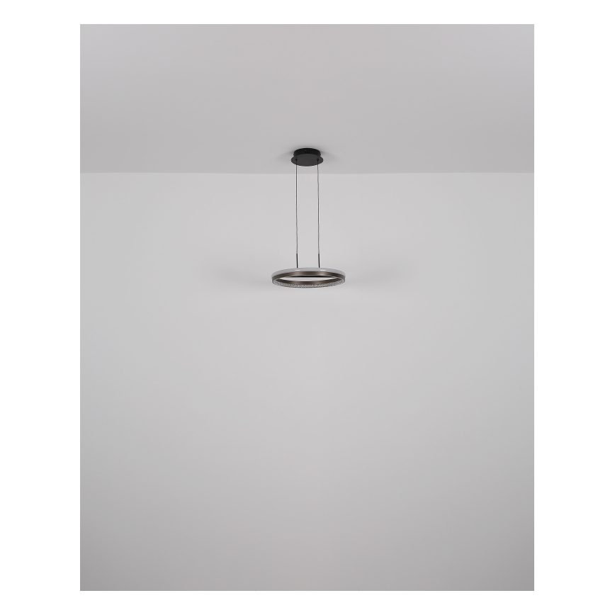 Globo - LED Pakabinamas sietynas LED/40W/230V 3000/4000/6000K diametras 39,7 cm ruda