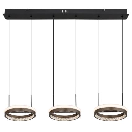 Globo - LED Pakabinamas sietynas LED/40W/230V 3000/4000/6000K ruda
