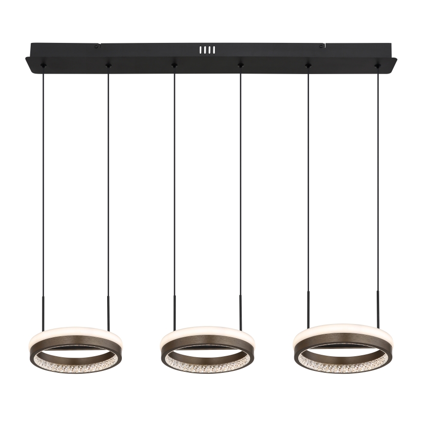 Globo - LED Pakabinamas sietynas LED/40W/230V 3000/4000/6000K ruda