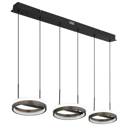 Globo - LED Pakabinamas sietynas LED/40W/230V 3000/4000/6000K ruda