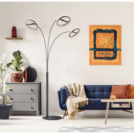 Globo - jutiklinė reguliuojamo ryškumo grindinė LED lempa LED/48W/230V 3000/4000/6000K