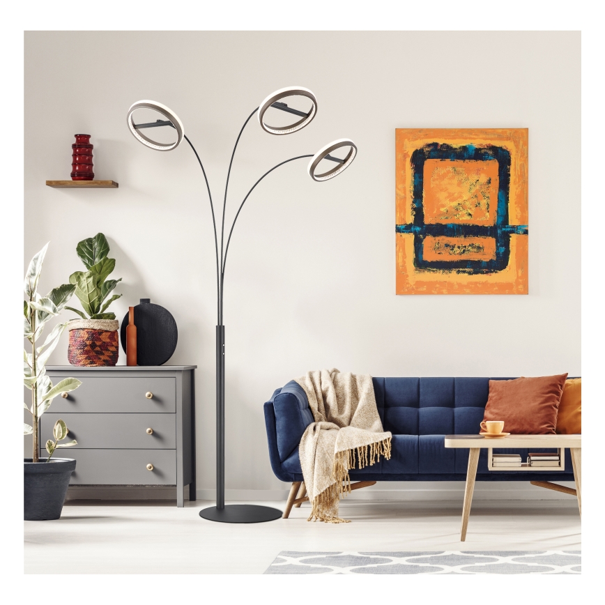 Globo - jutiklinė reguliuojamo ryškumo grindinė LED lempa LED/48W/230V 3000/4000/6000K