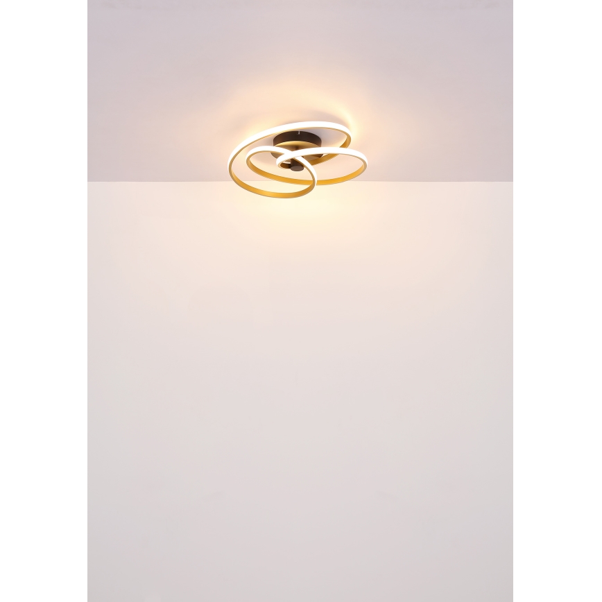 Globo - LED Ant pagrindo montuojamas sietynas LED/40W/230V 3000K matinis chromas/juoda