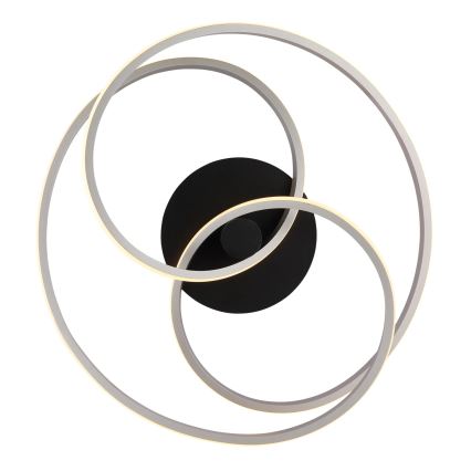 Globo - LED Ant pagrindo montuojamas sietynas LED/40W/230V 3000K matinis chromas/juoda