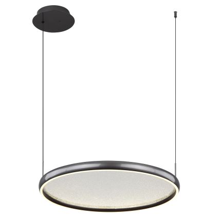 Globo - LED Reguliuojamas pakabinamas sietynas LED/36W/230V 2700-6000K juoda + nuotolinio valdymo pultas