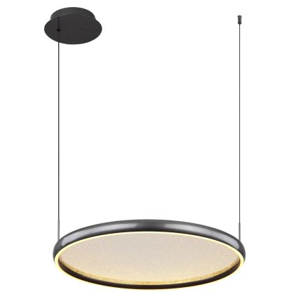 Globo - LED Reguliuojamas pakabinamas sietynas LED/36W/230V 2700-6000K juoda + nuotolinio valdymo pultas