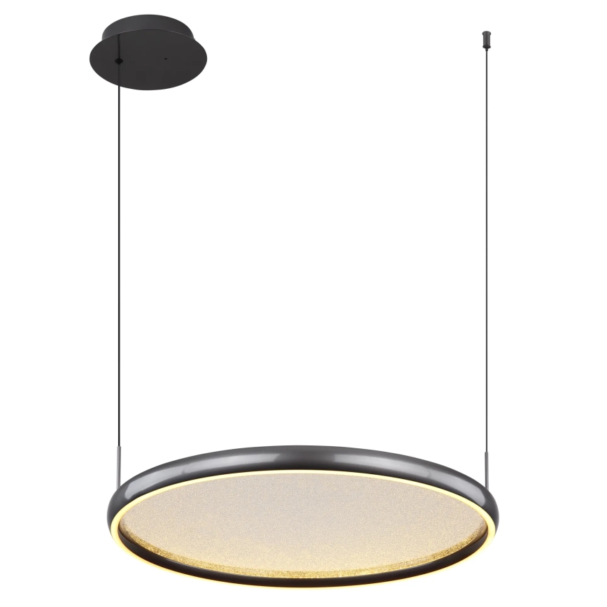 Globo - LED Reguliuojamas pakabinamas sietynas LED/36W/230V 2700-6000K juoda + nuotolinio valdymo pultas