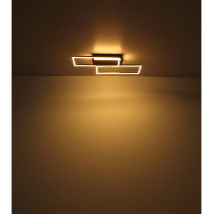 Globo - LED lubinis šviestuvas LED/40W/230V 62x27 cm matinis chromas/juoda