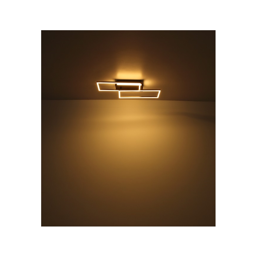Globo - LED lubinis šviestuvas LED/40W/230V 62x27 cm matinis chromas/juoda