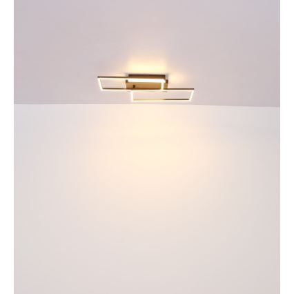 Globo - LED lubinis šviestuvas LED/40W/230V 62x27 cm matinis chromas/juoda