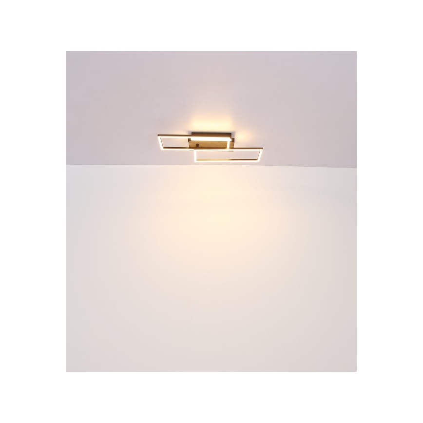 Globo - LED lubinis šviestuvas LED/40W/230V 62x27 cm matinis chromas/juoda