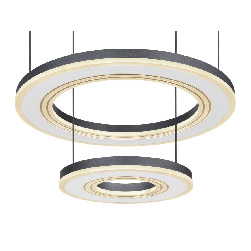 Globo - LED Reguliuojamas pakabinamas sietynas LED/50W/230V 2700-6000K diametras 50 cm juoda + nuotolinio valdymo pultas