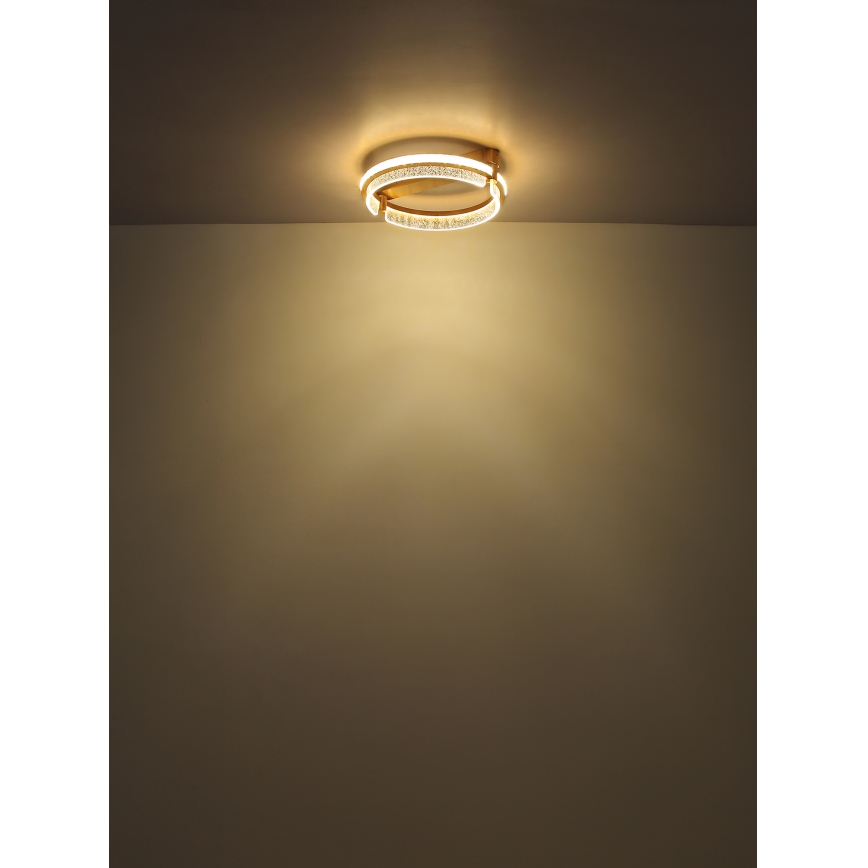 Globo - LED Pritemdomi krištoliniai lubiniai šviestuvai LED/36W/230V 2700K-6000K + nuotolinio valdymo pultas