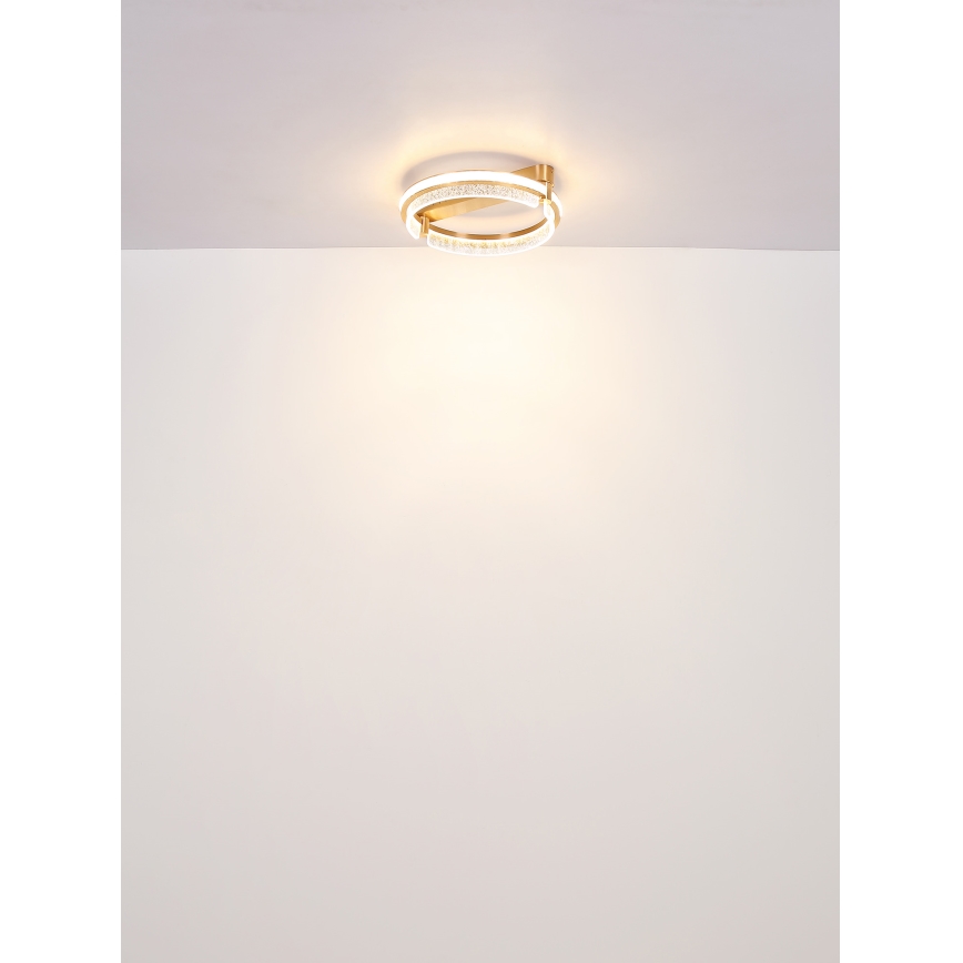 Globo - LED Pritemdomi krištoliniai lubiniai šviestuvai LED/36W/230V 2700K-6000K + nuotolinio valdymo pultas