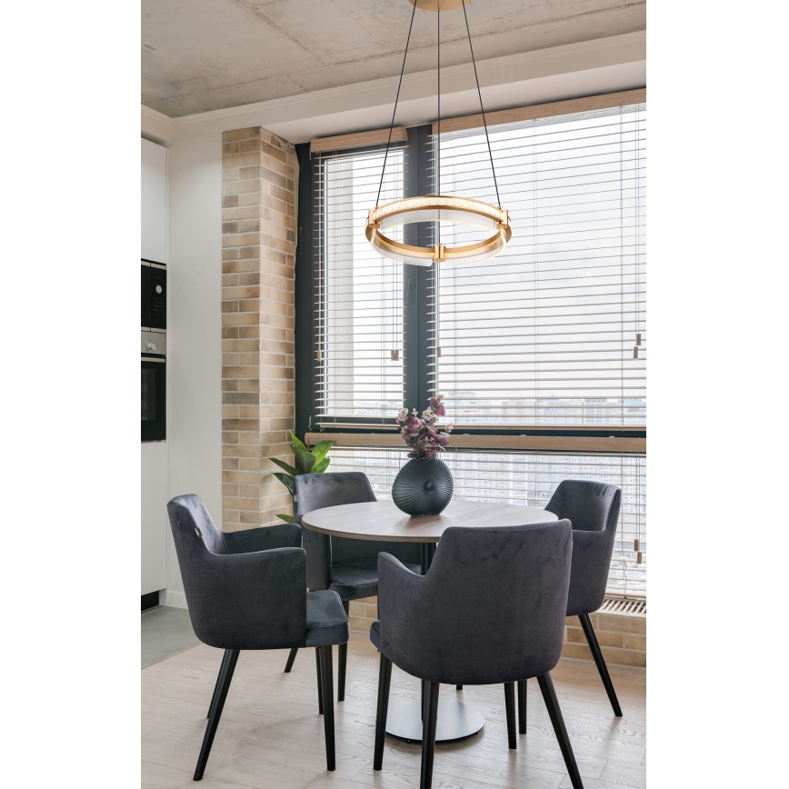 Globo - LED šviesos reguliavimas krištolas Sietynas ant stygos LED/36W/230V 2700K-6000K + nuotolinio valdymo pultas