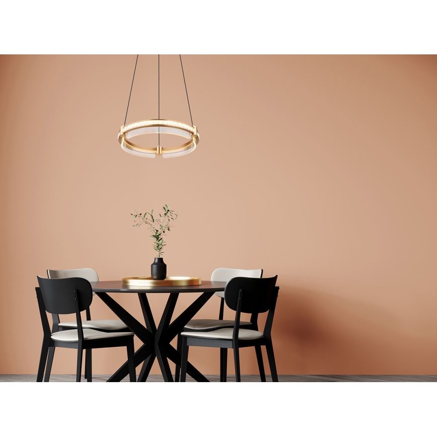 Globo - LED šviesos reguliavimas krištolas Sietynas ant stygos LED/36W/230V 2700K-6000K + nuotolinio valdymo pultas