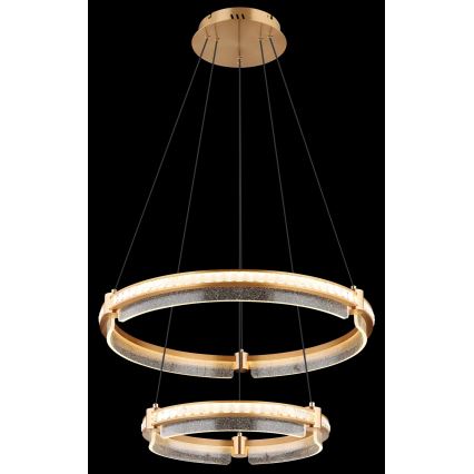 Globo - LED šviesos reguliavimas krištolas Sietynas ant stygos LED/78W/230V 2700K-6000K + nuotolinio valdymo pultas