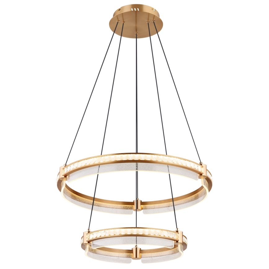 Globo - LED šviesos reguliavimas krištolas Sietynas ant stygos LED/78W/230V 2700K-6000K + nuotolinio valdymo pultas