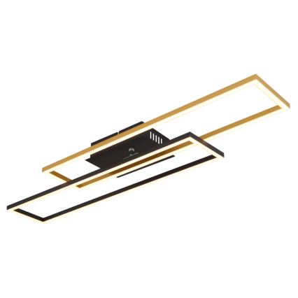 Globo - LED lubinis šviestuvas LED/30W/230V 3000K 60x80 cm juoda/auksas