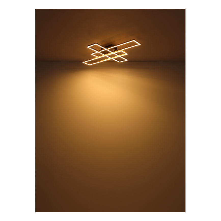 Globo - LED lubinis šviestuvas LED/30W/230V 3000K 60x80 cm juoda/auksas