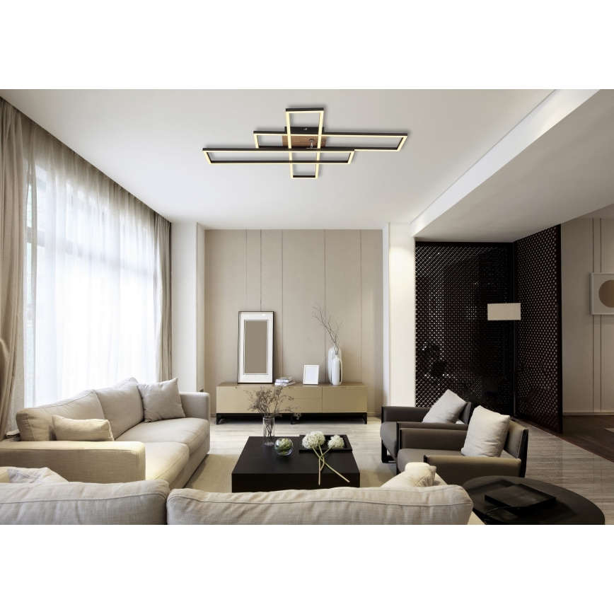 Globo - LED lubinis šviestuvas LED/40W/230V 3000K 60x80 cm juoda