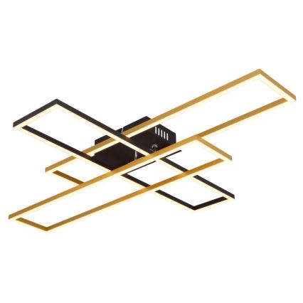 Globo - LED lubinis šviestuvas LED/40W/230V 3000K 60x80 cm juoda/auksas