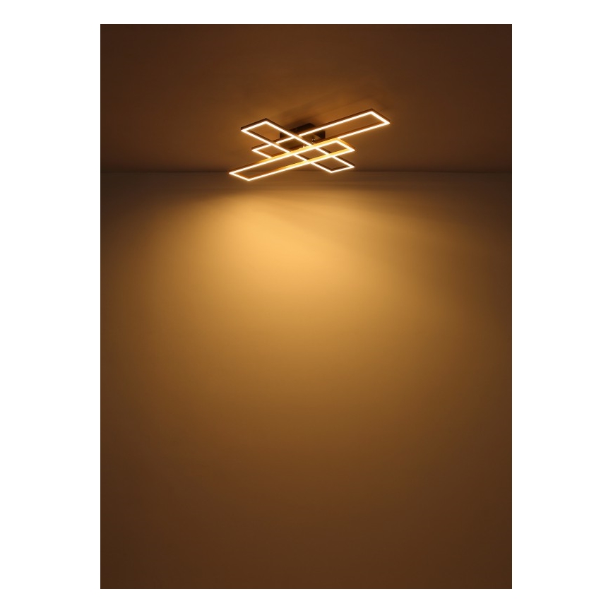 Globo - LED lubinis šviestuvas LED/40W/230V 3000K 60x80 cm juoda/auksas