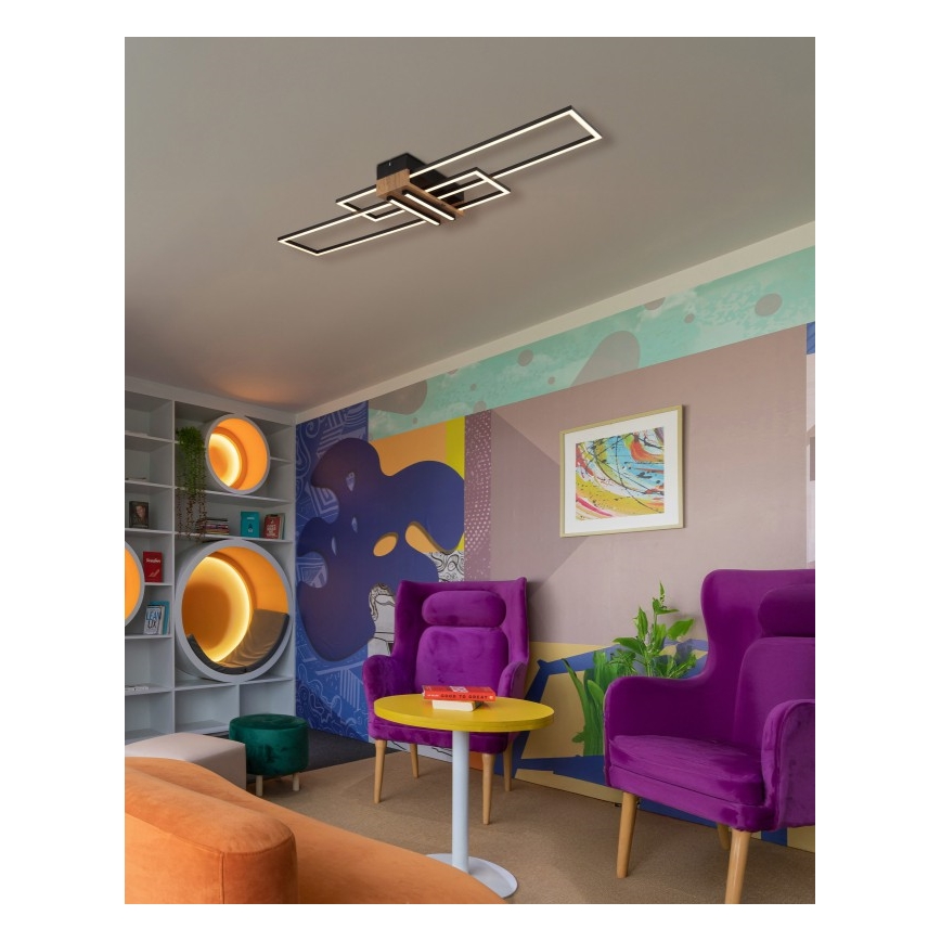 Globo - LED lubinis šviestuvas LED/40W/230V 3000K 25x100 cm juoda