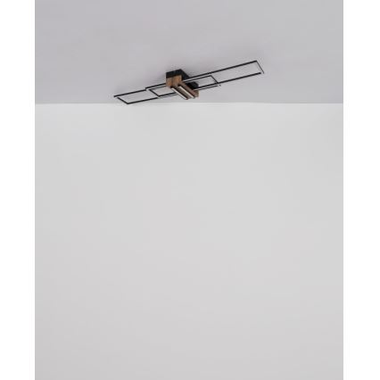 Globo - LED lubinis šviestuvas LED/40W/230V 3000K 25x100 cm juoda