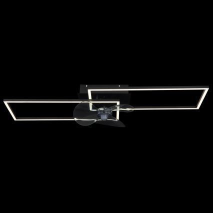 Globo - dimeriuojamas LED lubinis šviestuvas su ventiliatoriumi LED/38W/230V 3000-6500K + nuotolinis valdymas