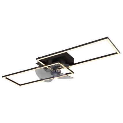 Globo - dimeriuojamas LED lubinis šviestuvas su ventiliatoriumi LED/38W/230V 3000-6500K + nuotolinis valdymas