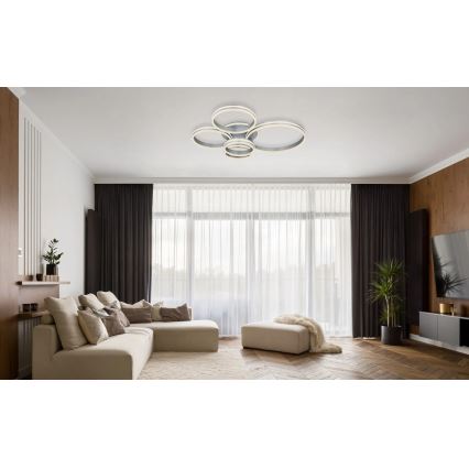 Globo - Dimeriuojamas lubinis LED šviestuvas LED/120W/230V 2700-6000K 90x114 cm + nuotolinis valdymas