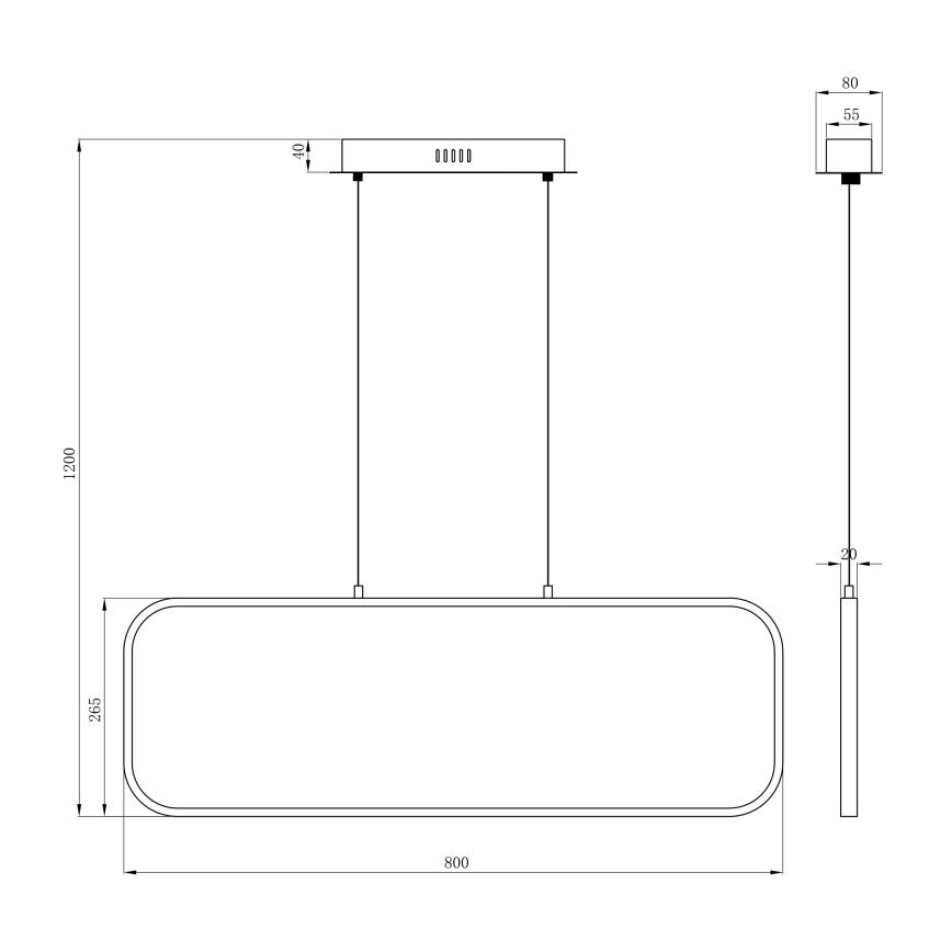 Globo - LED Pakabinamas sietynas LED/24W/230V