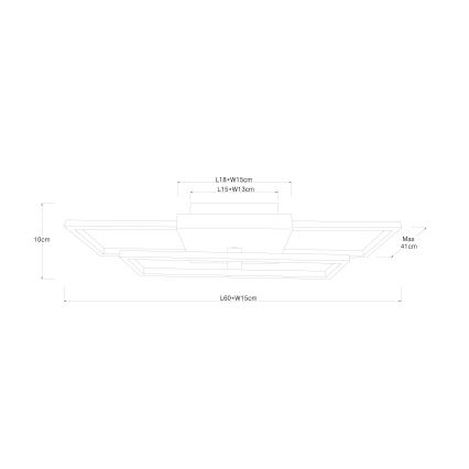 Globo - LED lubinis šviestuvas LED/18W/230V